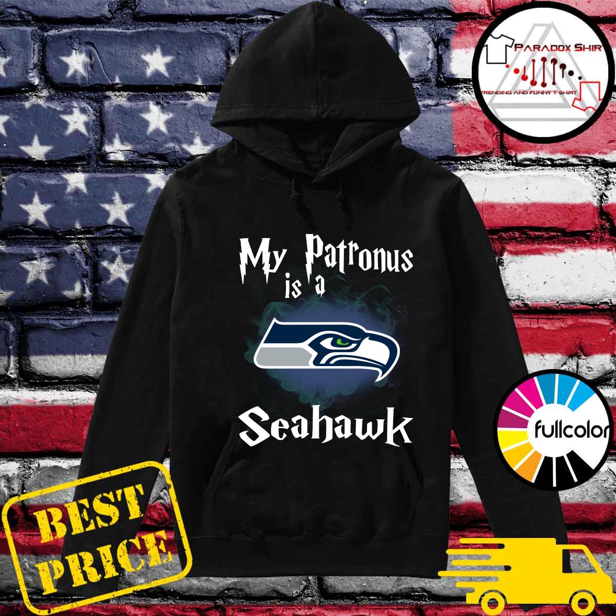Official Seattle Seahawks My Patronus Is A Seahawks Shirt Hoodie