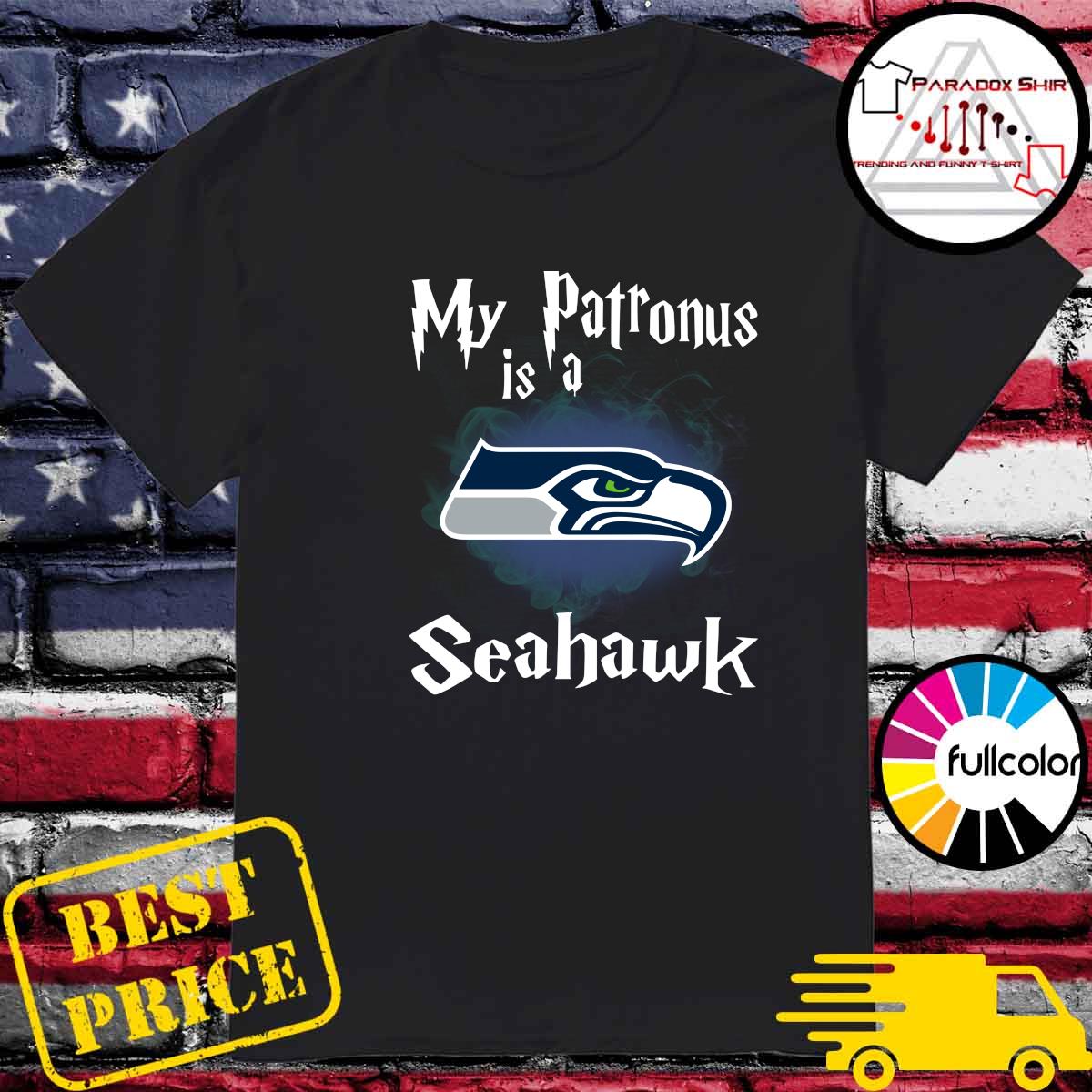 Official Seattle Seahawks My Patronus Is A Seahawks Shirt