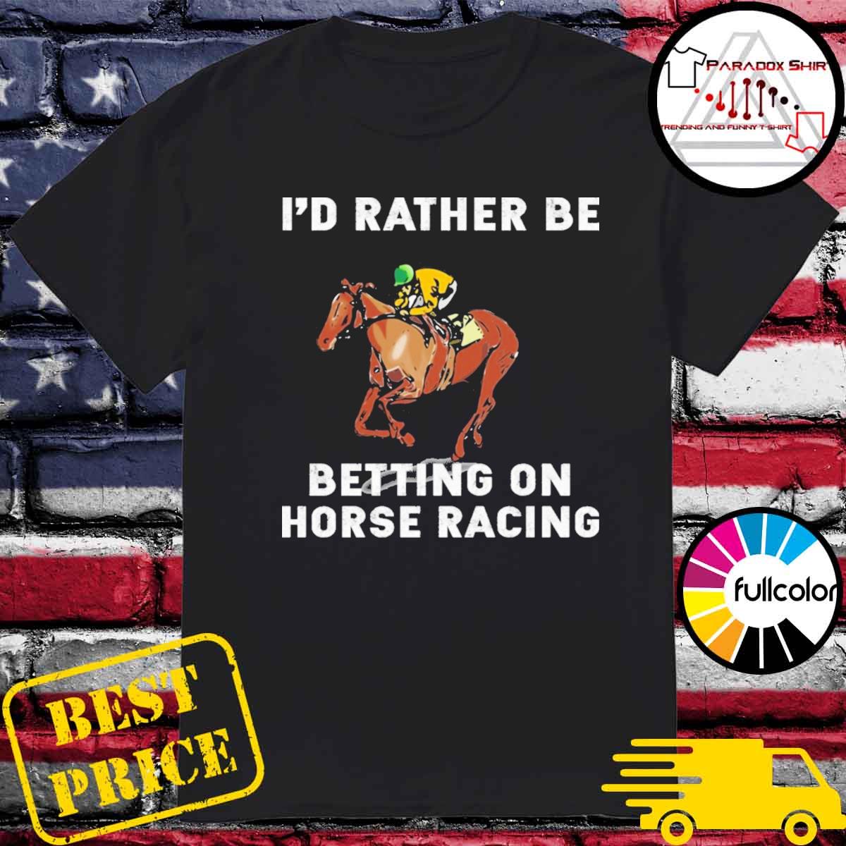 merryblue horse racing shirt