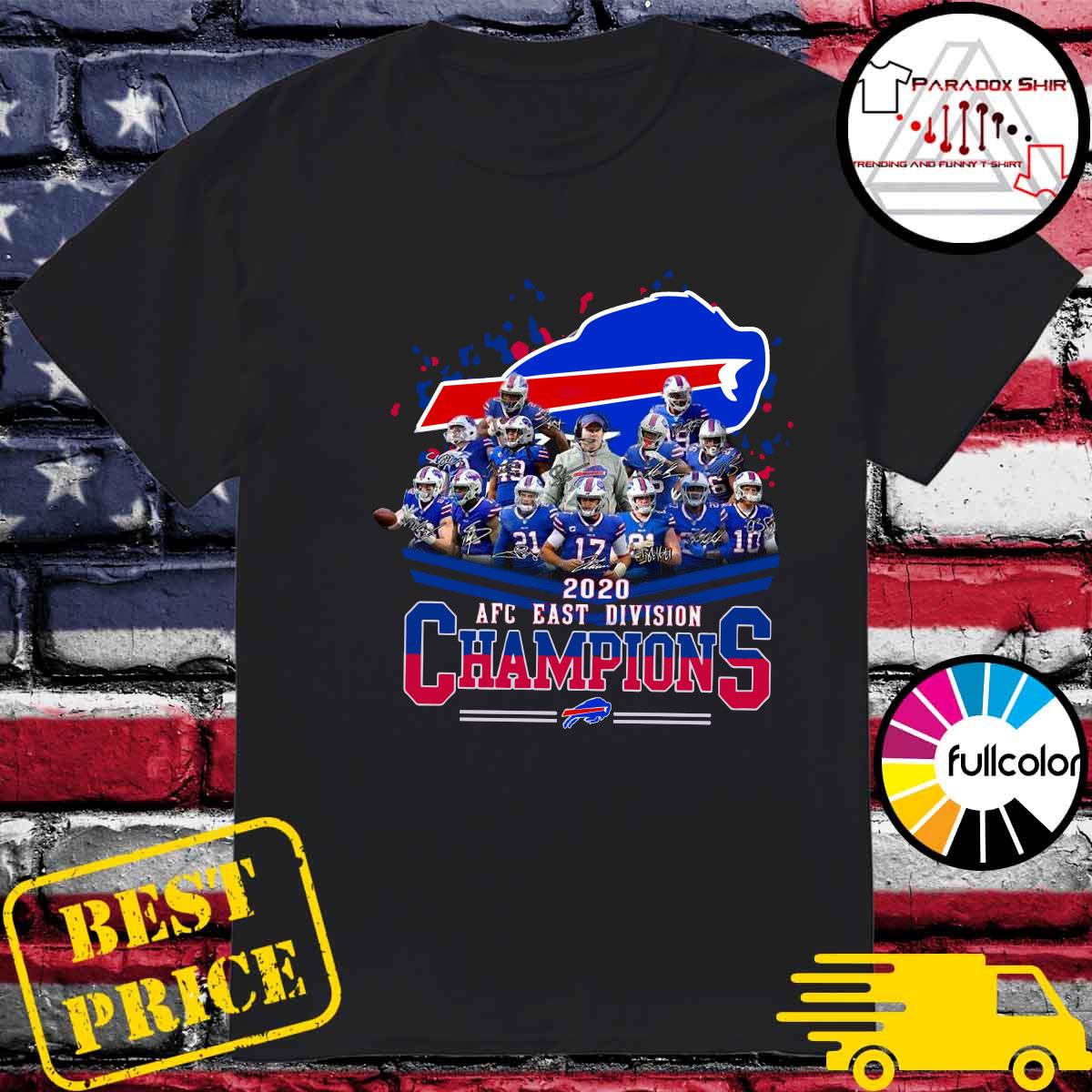 Funny 2020 AFC East Champions Buffalo Bills Football Shirt