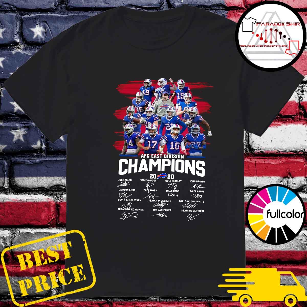 bills afc champion shirts