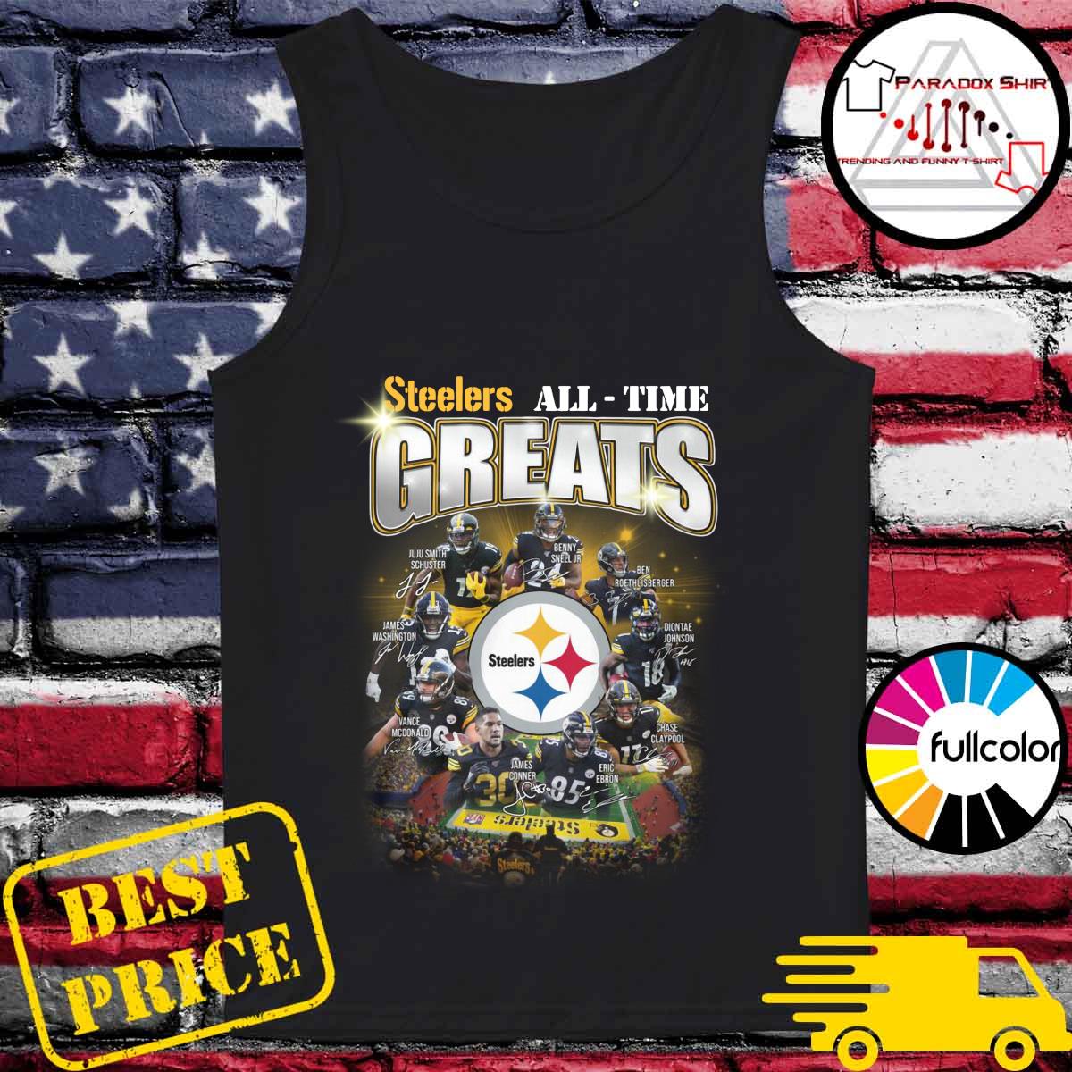 greatest steelers of all time shirt