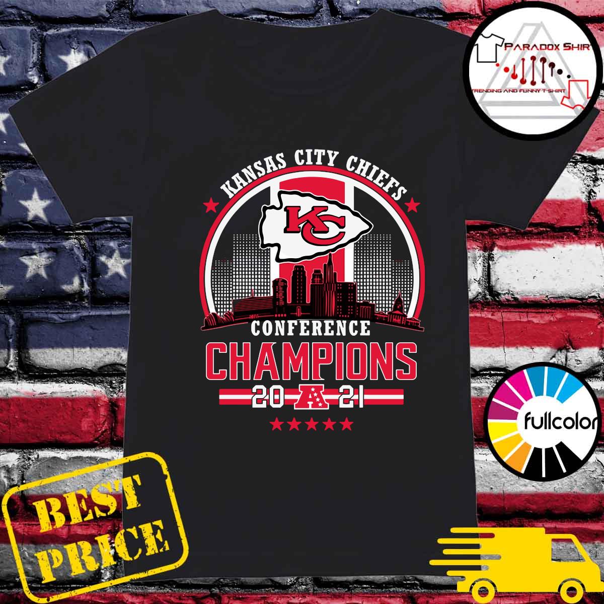 Official the kansas city chiefs conference Champions 2021 Shirt, hoodie, sweater, long sleeve