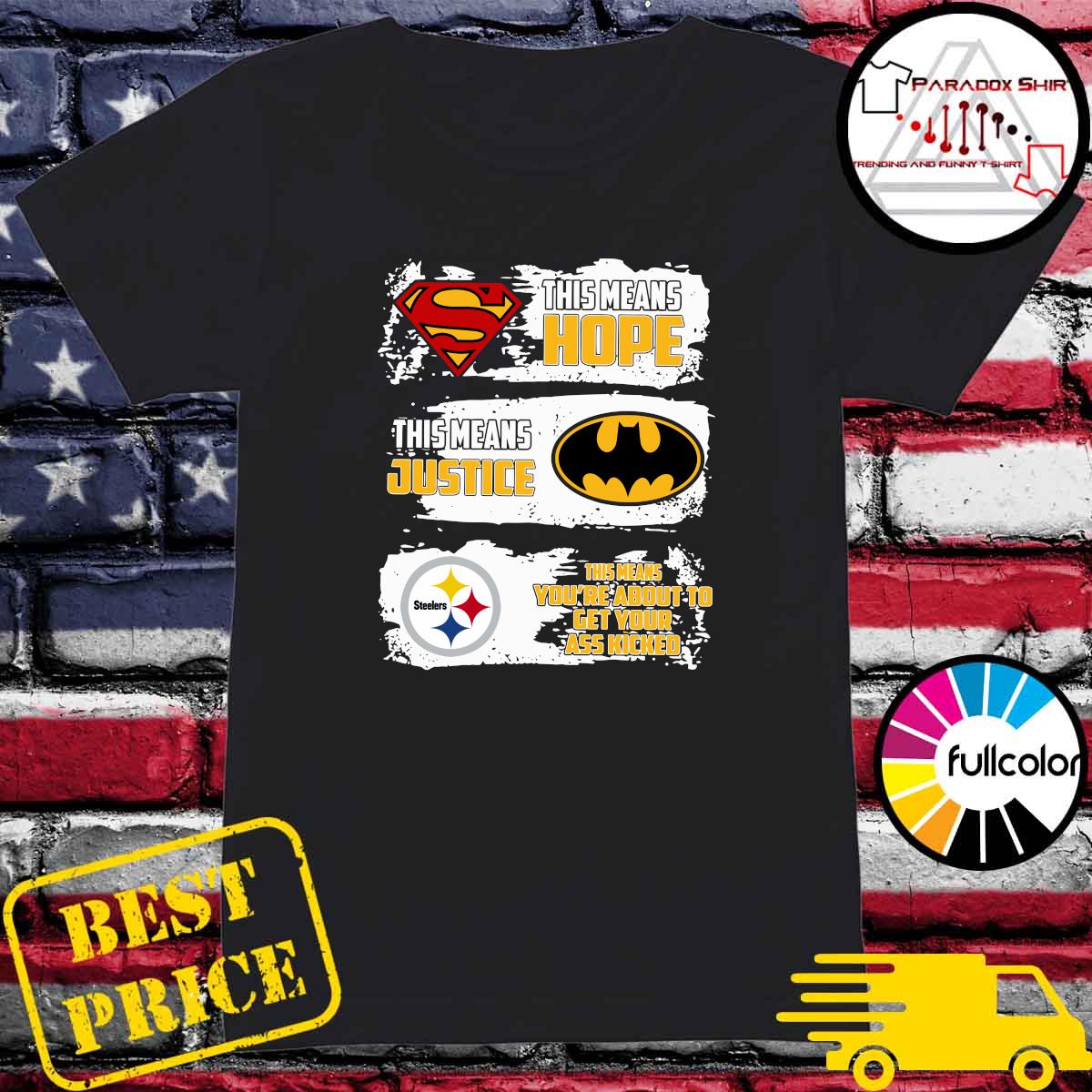 pittsburgh steelers batman shirt