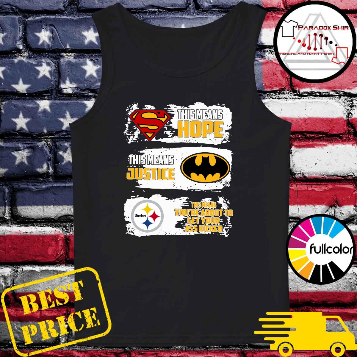 batman steelers shirt